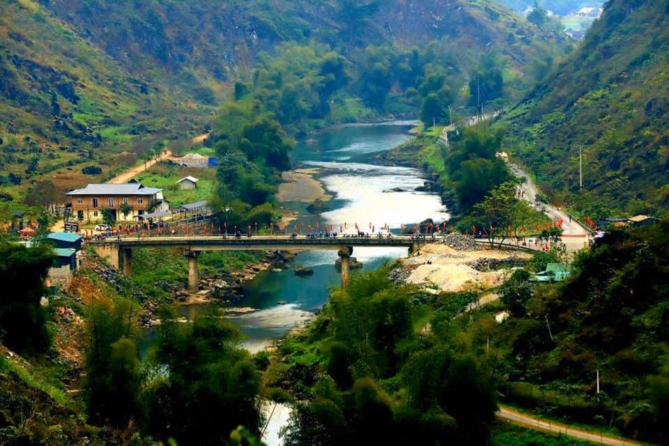 Điểm dừng chân Cán Tỷ Ha Giang Esterno foto