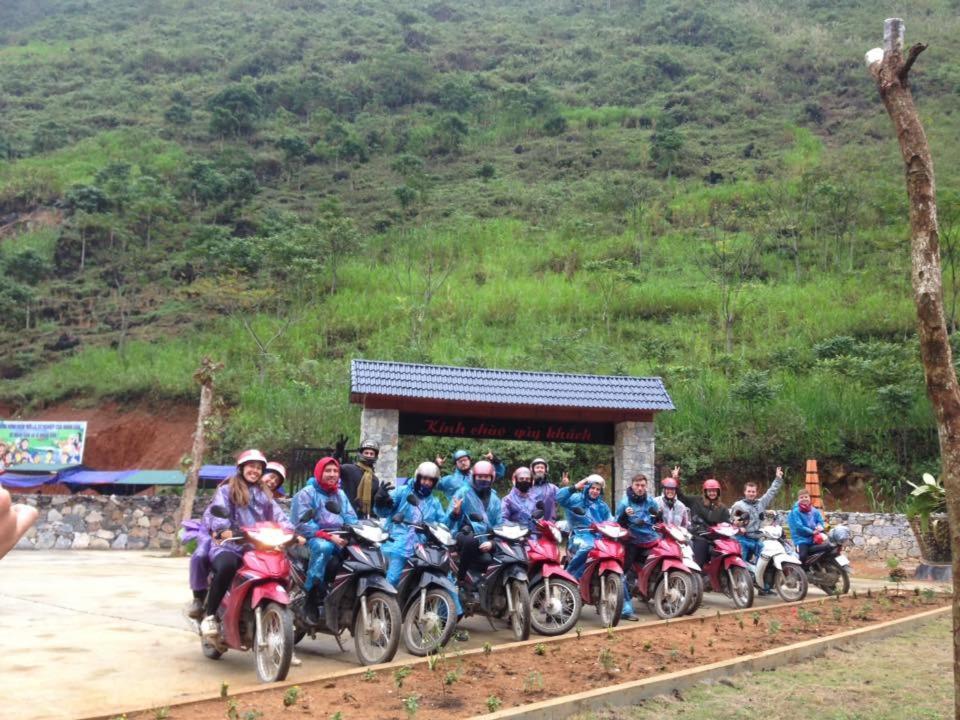 Điểm dừng chân Cán Tỷ Ha Giang Esterno foto